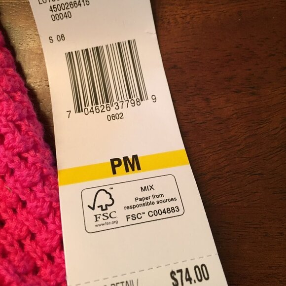 Jones New York Hot Pink Cardigan NWT - Picture 4 of 6